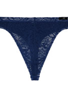 Стринги мужские кружевные HOM 40-2886 тёмно-синие