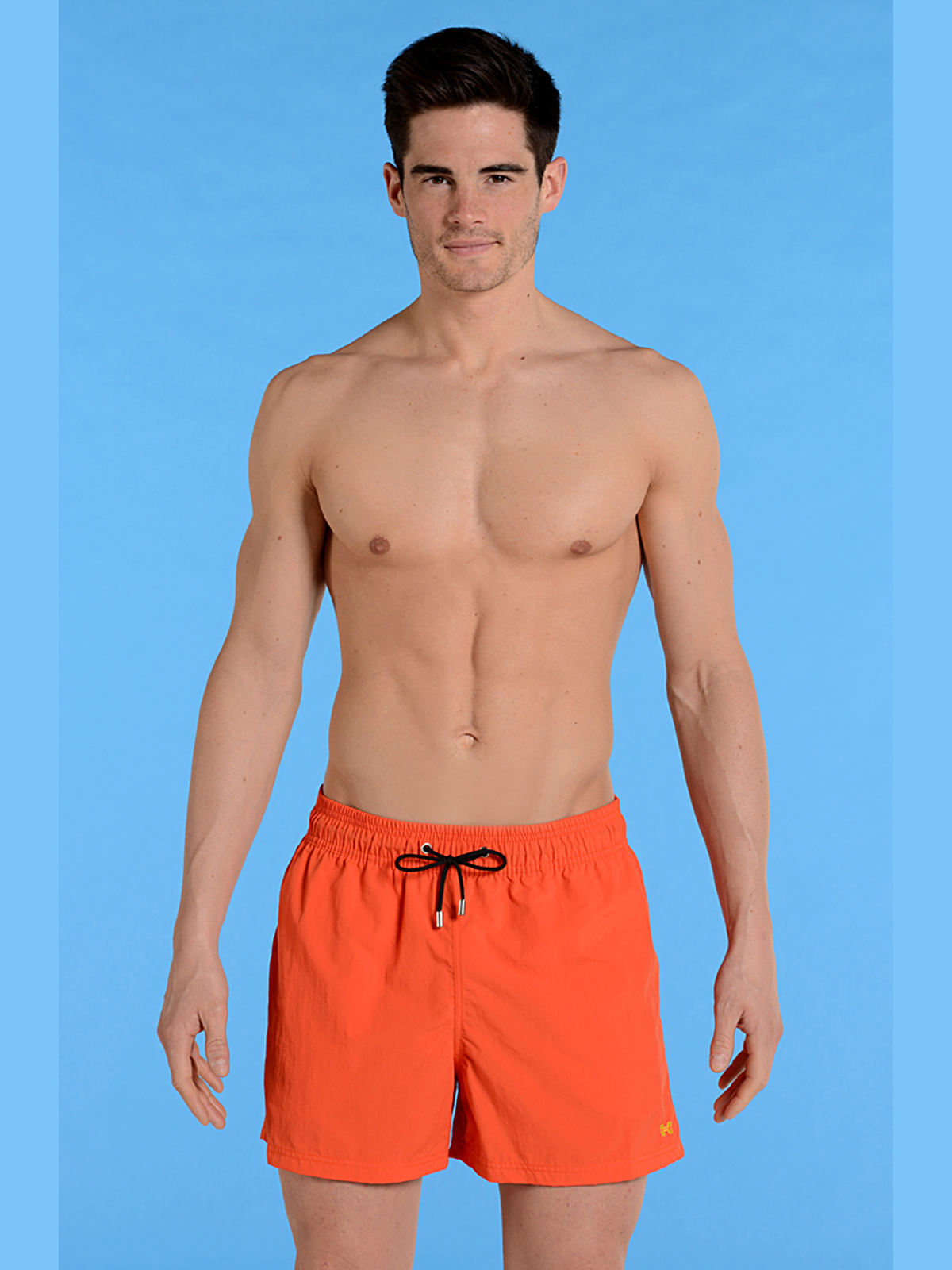 пляжные шорты HOM 07470 оранжевые