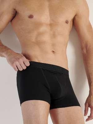 Трусы-боксеры мужские HOM 40-0405 чёрные