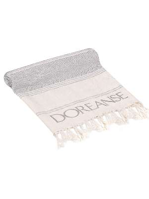пляжное полотенце (плед) Doreanse 821 кремово-серое