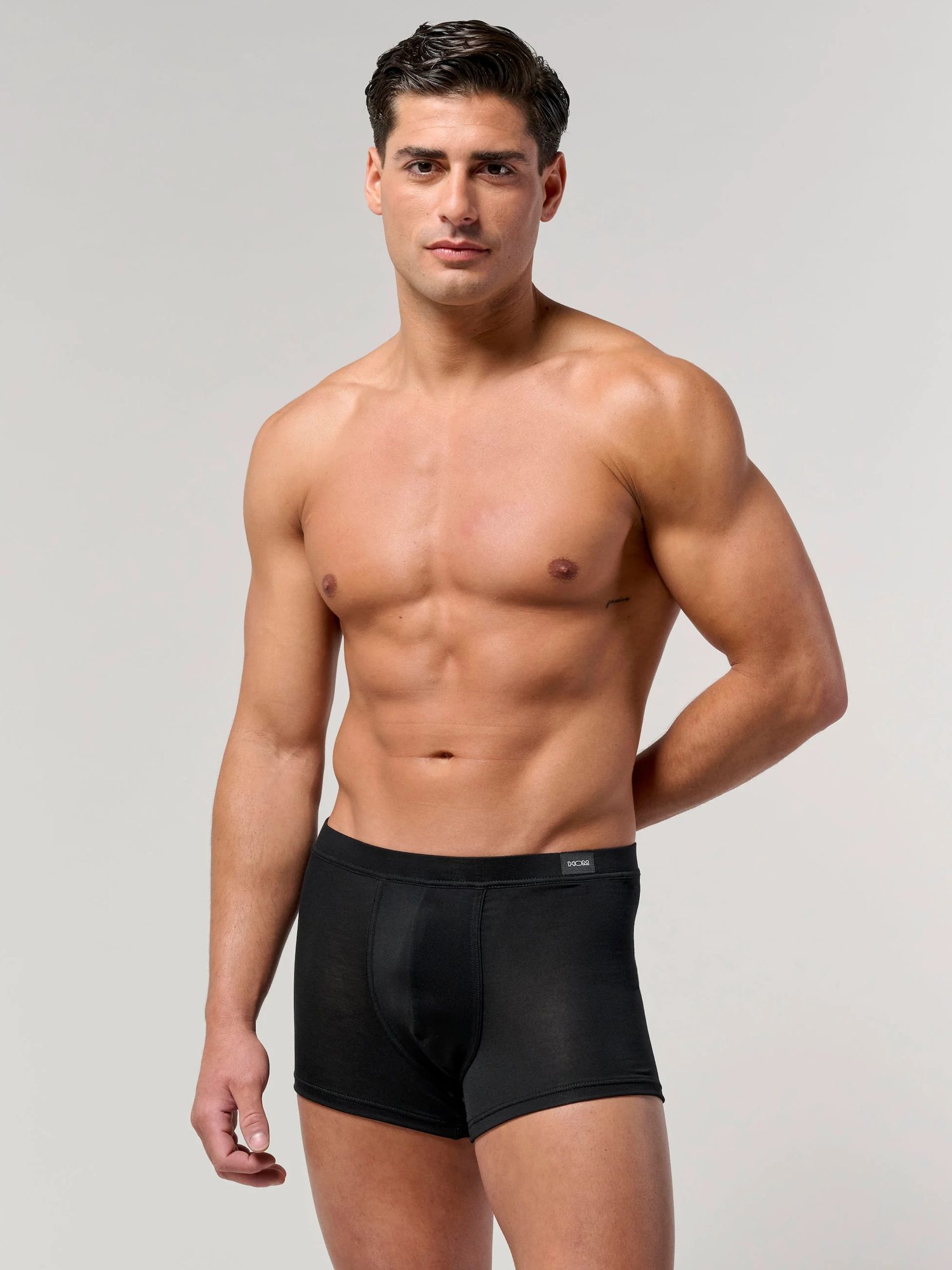 Трусы-боксеры мужские HOM 40-2678 чёрные